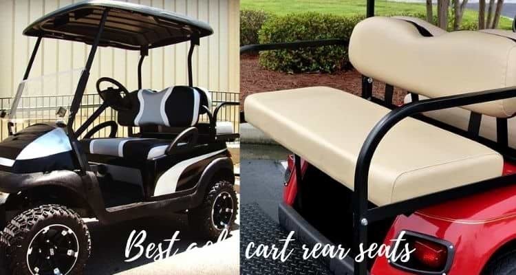 best golf cart rear seat