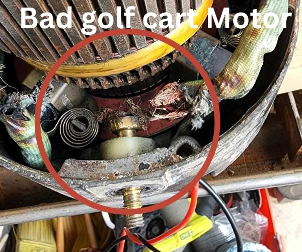 bad golf cart motor Symptoms
